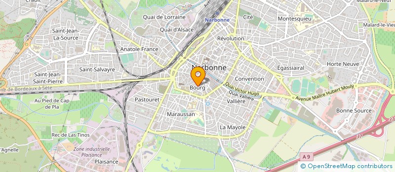 localisation de l'entreprise SARL FR'HAIR à NARBONNE