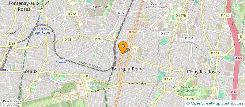 localisation de l'entreprise SARL FRA ANGELICO à BOURG-LA-REINE