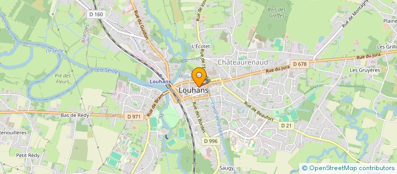localisation de l'entreprise SARL FRABOULET à LOUHANS