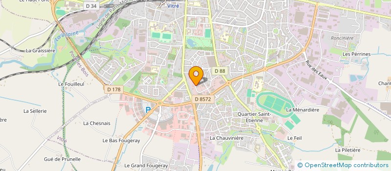 localisation de l'entreprise SARL FRACOCODI à VITRE