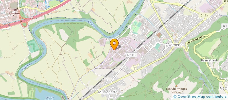 localisation de l'entreprise SARL FRADEM à DOMENE