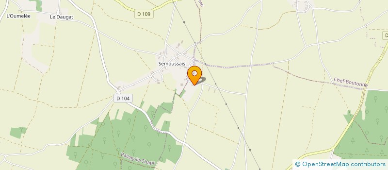 localisation de l'entreprise SARL  FRADIN  AUBIGNE