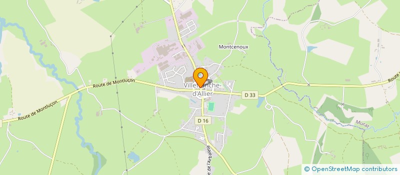 localisation de l'entreprise SARL FRAGNON à VILLEFRANCHE-D'ALLIER