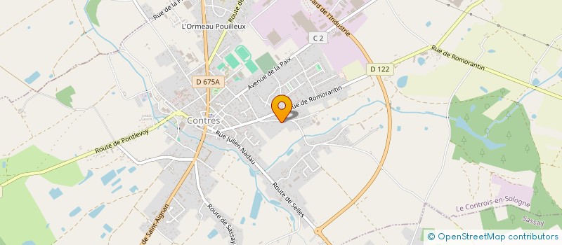 localisation de l'entreprise SARL FRAICHEURS DE SOLOGNE  LE CONTROIS-EN-SOLOGNE