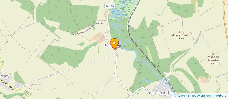 localisation de l'entreprise SARL FRAMI OEUF à FONTAINE-SOUS-MONTDIDIER