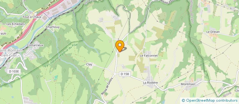 localisation de l'entreprise SARL FRANCAF  ECHALAS