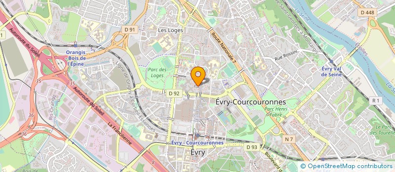 localisation de l'entreprise SARL FRANCAISE DE SERVICES à EVRY-COURCOURONNES