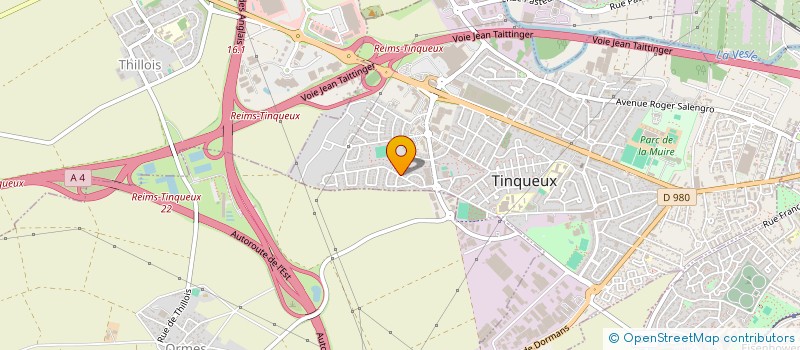 localisation de l'entreprise SARL FRANCART JUMP  TINQUEUX