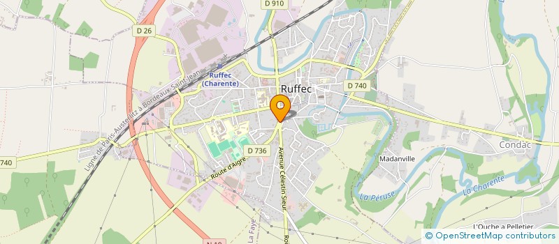 localisation de l'entreprise SARL FRANCAT à RUFFEC