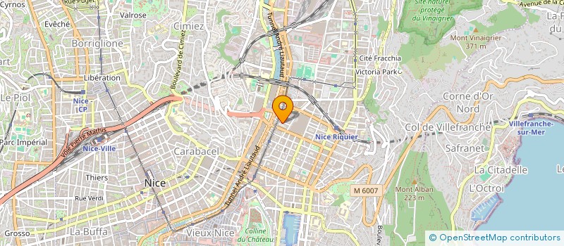 localisation de l'entreprise SARL FRANCE AZUR BATIMENT à NICE