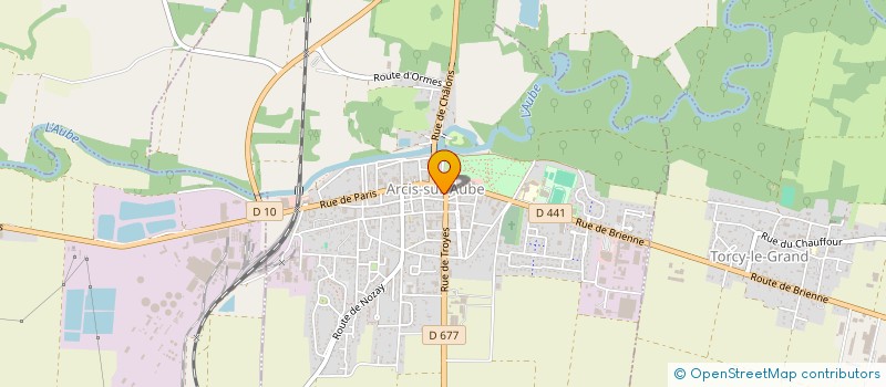 localisation de l'entreprise SARL FRANCE'B  ARCIS-SUR-AUBE