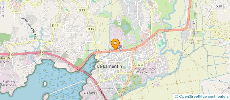 localisation de l'entreprise SARL FRANCE BTP CARAIBE  LE LAMENTIN