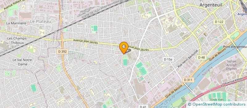 localisation de l'entreprise SARL FRANCE CONSEIL PRESSE EDITION  ARGENTEUIL