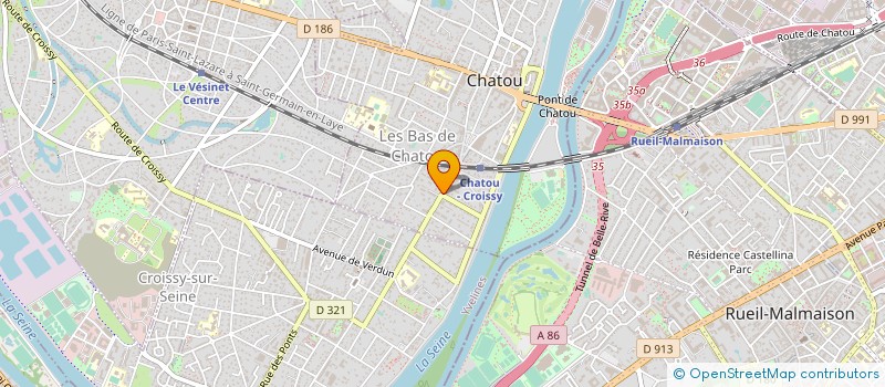 localisation de l'entreprise SARL FRANCE EXCELLENCE  CHATOU