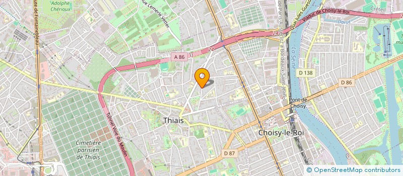 localisation de l'entreprise SARL FRANCE PALETTES à THIAIS