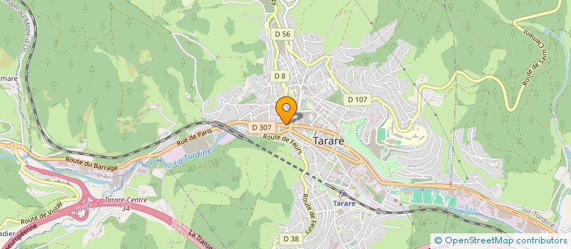 localisation de l'entreprise SARL FRANCE POTERIA  TARARE