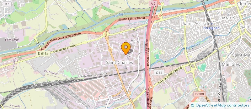 localisation de l'entreprise SARL FRANCE PRIMEURS  PERPIGNAN