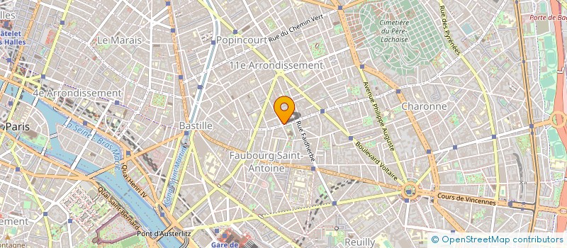 localisation de l'entreprise SARL FRANCE PRIX DE CHARONNE  PARIS