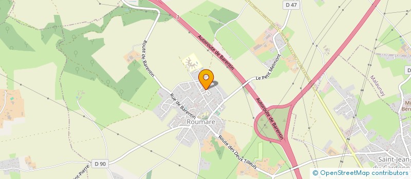 localisation de l'entreprise SARL FRANCE RAVALEMENT  ROUMARE