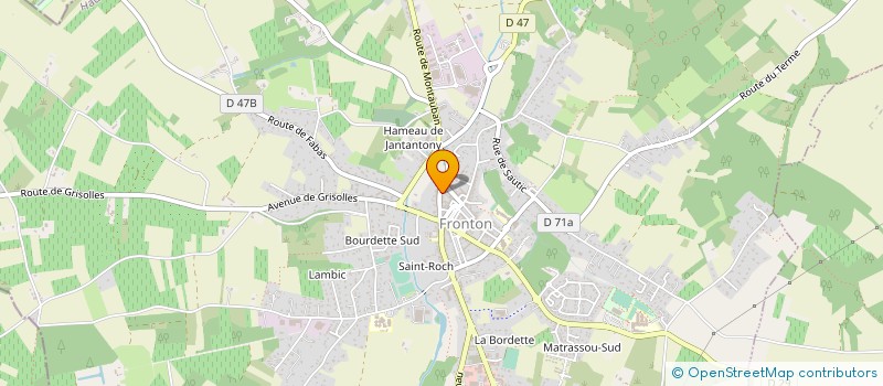 localisation de l'entreprise SARL FRANCE RENOVATION à FRONTON