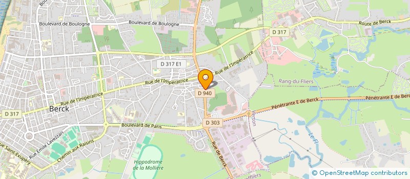 localisation de l'entreprise SARL FRANCE SANTE DES 7 VALLEES à BERCK