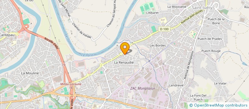 localisation de l'entreprise SARL FRANCESINHA EPICERIE PORTUGAISE à ALBI