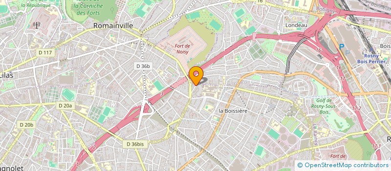 localisation de l'entreprise SARL FRANCILIENNE DE CONFORT à ROMAINVILLE