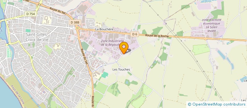 localisation de l'entreprise SARL FRANCIS BURGAUD à SAINT-GILLES-CROIX-DE-VIE