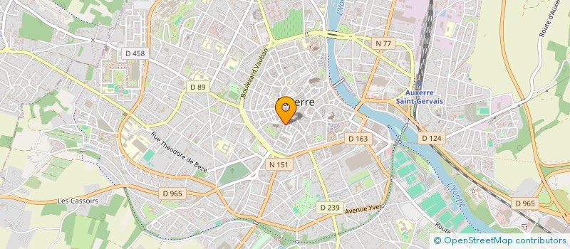 localisation de l'entreprise SARL FRANCIS LENTE à AUXERRE