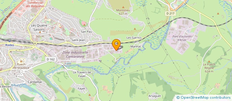 localisation de l'entreprise SARL FRANCIS LOUBIERE à ONET-LE-CHATEAU