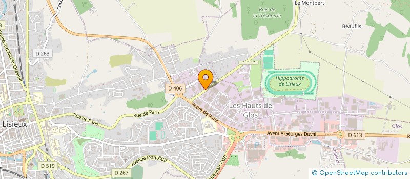 localisation de l'entreprise SARL FRANCIS PROPERTIES à LISIEUX