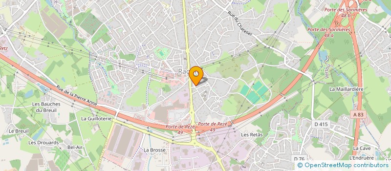 localisation de l'entreprise SARL FRANCISCO FARIA  REZE