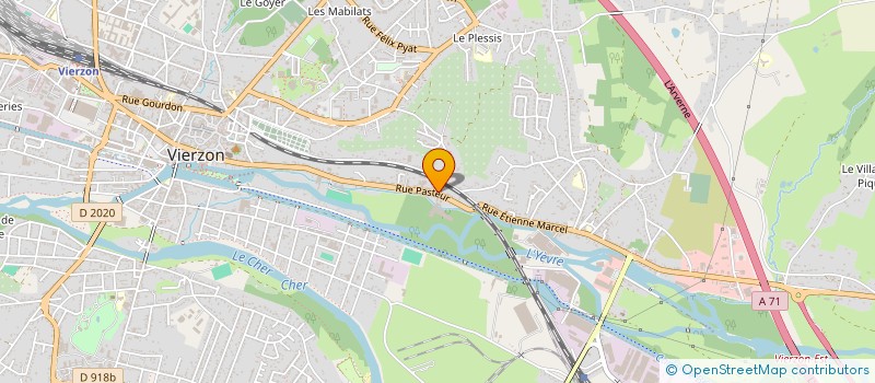 localisation de l'entreprise SARL  FRANCK 2  VIERZON