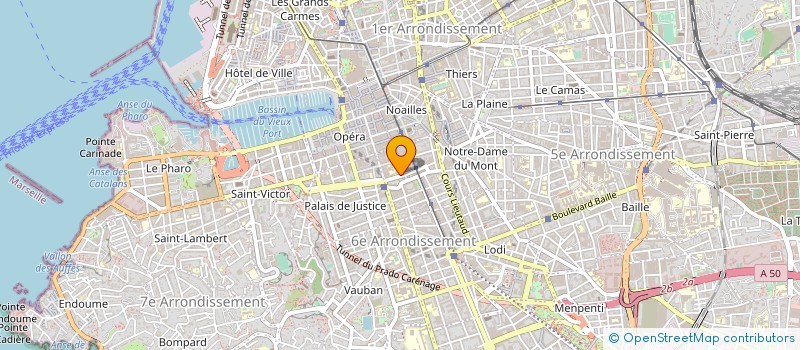 localisation de l'entreprise SARL FRANCK à MARSEILLE