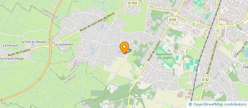 localisation de l'entreprise SARL FRANCK BRIAND à CHALLANS