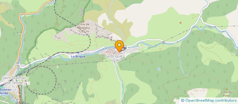 localisation de l'entreprise SARL FRANCK DURAND  LA BRIGUE