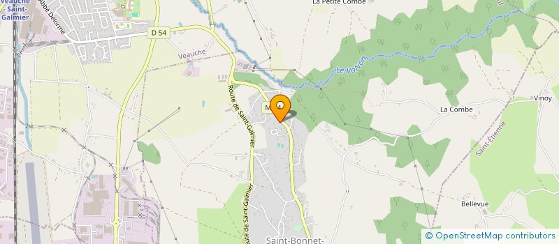 localisation de l'entreprise SARL FRANCK ET MURIELLE GEORJON à SAINT-BONNET-LES-OULES