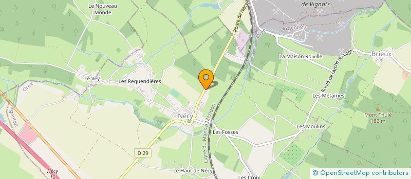 localisation de l'entreprise SARL FRANCK ET PHILIPPE POTTIER à NECY