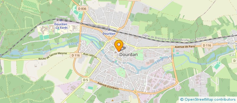 localisation de l'entreprise SARL FRANCK MARTIN à DOURDAN