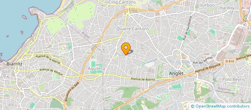 localisation de l'entreprise SARL FRANCK MEREL  ANGLET