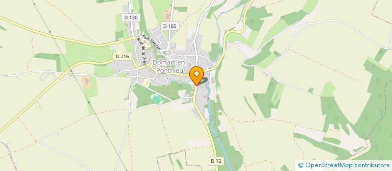 localisation de l'entreprise SARL FRANCK PETIT  DOMART-EN-PONTHIEU