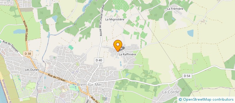 localisation de l'entreprise SARL FRANCK RICHARD à BREM-SUR-MER