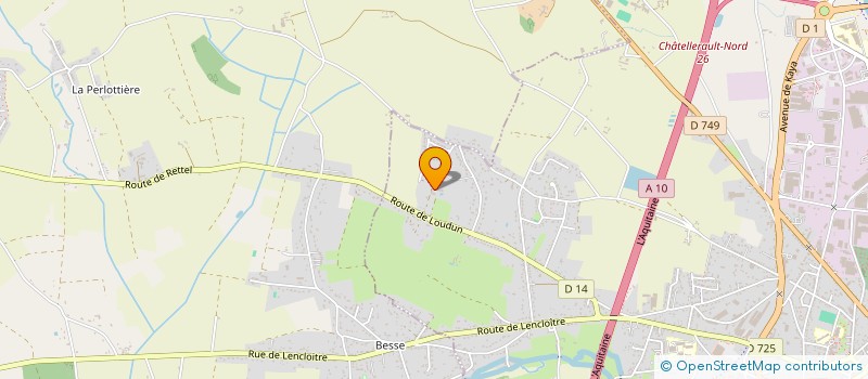 localisation de l'entreprise SARL FRANCK VAN HULLE à CHATELLERAULT