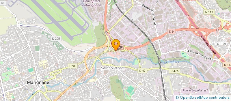localisation de l'entreprise SARL FRANCO ITALIENNE TRAVAUX PUBLICS à SAINT-VICTORET
