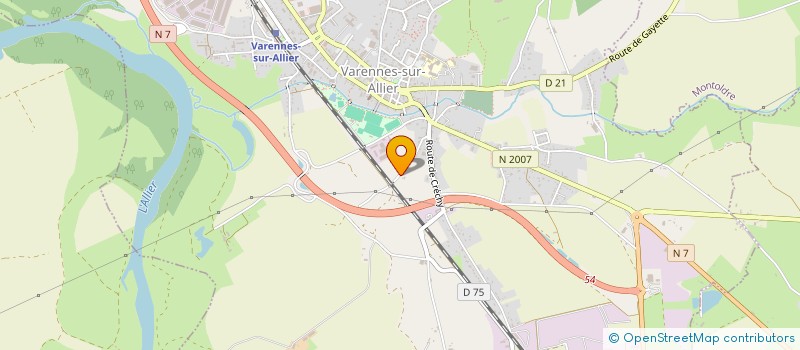 localisation de l'entreprise SARL FRANCO & LUCA PIZZA  VARENNES-SUR-ALLIER