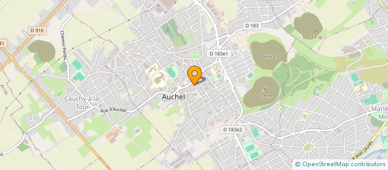 localisation de l'entreprise SARL FRANCOIS  AUCHEL