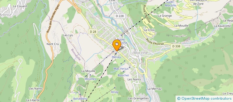 localisation de l'entreprise SARL FRANCOIS BAUD SKIS à MORZINE