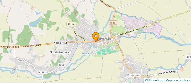 localisation de l'entreprise SARL FRANCOIS CLEMENT  BLETTERANS