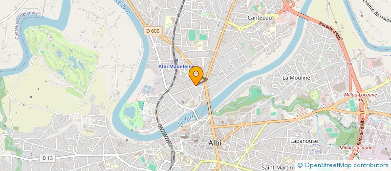 localisation de l'entreprise SARL FRANCOIS D à ALBI