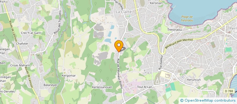 localisation de l'entreprise SARL FRANCOIS-JULIEN QUEMPER à PERROS-GUIREC